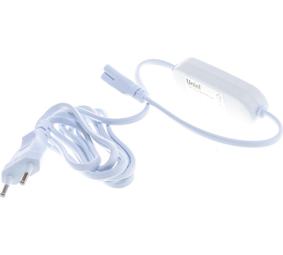 Таймер Uniel UST-E33 WHITE 2M с вилкой и разъемом L, N, G для фито светильника, 220В UL-00006493