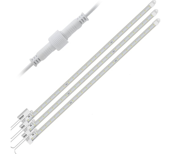 Светодиодный светильник Uniel ULY-P90-10W/SPFR/K IP65 AC220V CLEAR KIT03 для растений UL-00003850