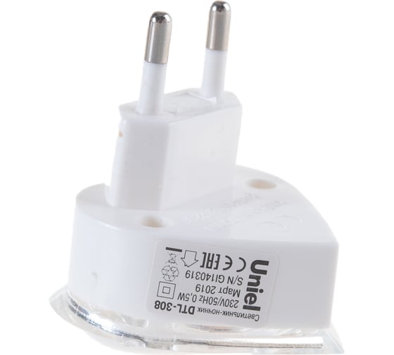 Светильник-ночник Uniel DTL-308-Сердечко/RGB/3LED/0,5W без выключателя 10321