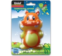 Светильник-ночник Uniel DTL-301-Бегемотик/Yellow/3LED/0,5W 3430