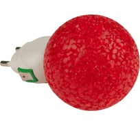 Светильник-ночник Uniel DTL-309-Шар/RED/1LED/0,1W 10329