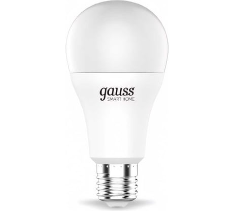 Умная лампа Gauss Smart Home A60 E27 10W 1055lm 2700-6500К RGBW +диммирование LED 1180112