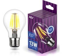 Светодиодная лампа филаментная REV A60, E27, 13W, 4000K, 32480 5