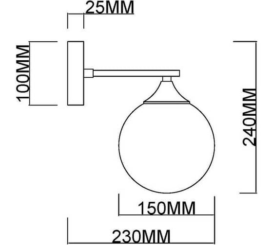 Бра MyFar Fisher MR1740-1W