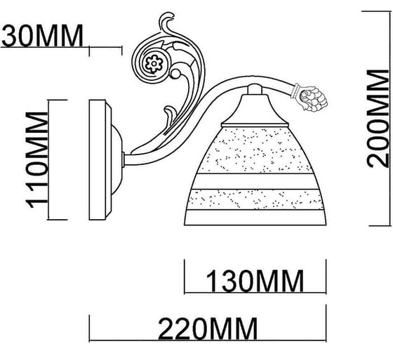 Бра MyFar Nile MR1680-1W