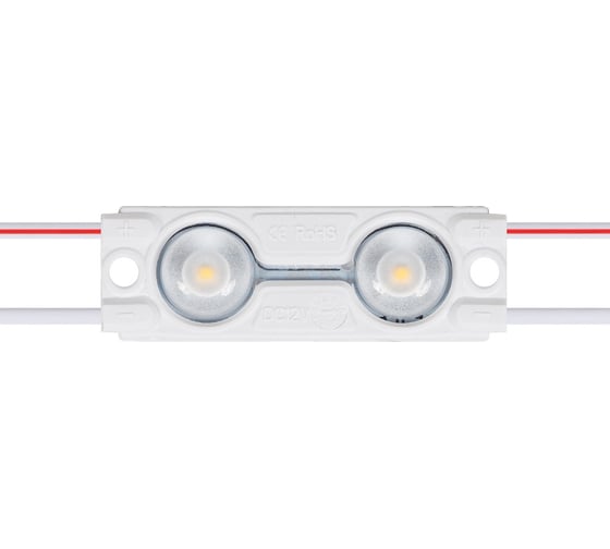Светодиодный модуль Donled 0.96Вт, 12В, IP65, SMD2835 2LED, 86лм, 2700-3200К, 20 шт./гирлянда, DL2WW-L-HP
