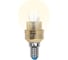 Светодиодная пятилепестковая лампа Uniel LED-G45P-5W/WW/E14/FR ALC02GD 10062 1