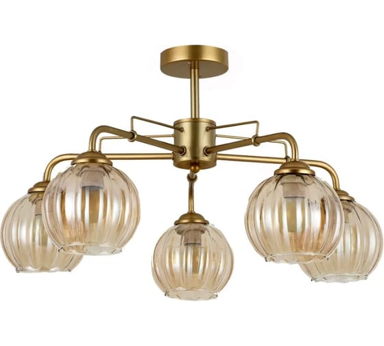 Светильник на штанге ESCADA E27*60W Сhampangne gold 1135/5P