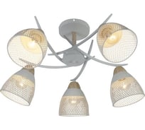 Светильник на штанге ESCADA E27*60W White/Wood 516/5