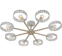 Светильник на штанге ESCADA 679/8P E27*60W White/Wood 679/8P White
