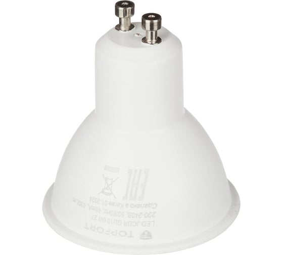 Светодиодная лампа Topfort GU10, 6W, 2700K, 1885136