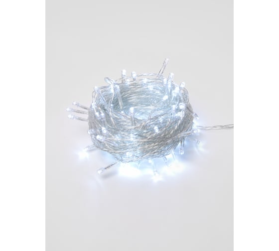 Светодиодная гирлянда Uniel ULD-S1500-100/DTA WHITE IP20 с контроллером, 15м UL-00005261
