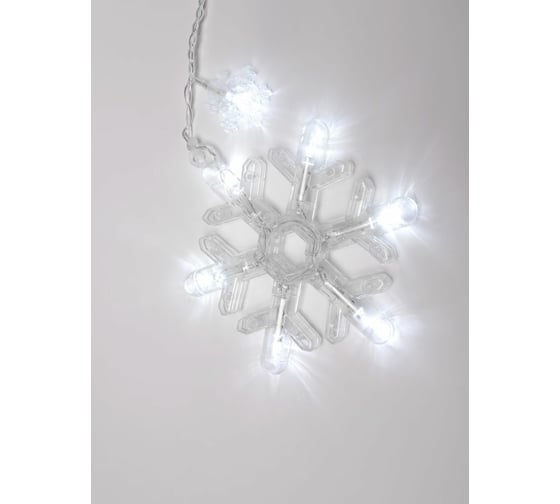 Светодиодный фигурный занавес Uniel ULD-E2706-100/DTA WHITE IP20 SNOWFALL 11129