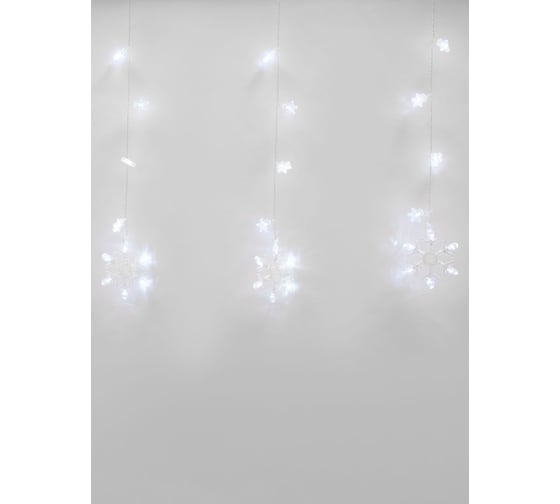 Светодиодный фигурный занавес Uniel ULD-E2706-100/DTA WHITE IP20 SNOWFALL 11129