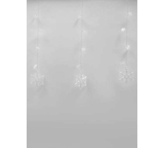 Светодиодный фигурный занавес Uniel ULD-E2706-100/DTA WHITE IP20 SNOWFALL 11129