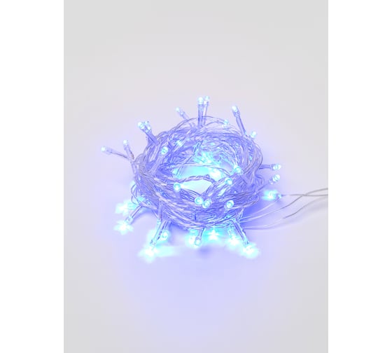 Светодиодная гирлянда Uniel ULD-S0500-050/DTA BLUE IP20 с контроллером, 5м UL-00005253