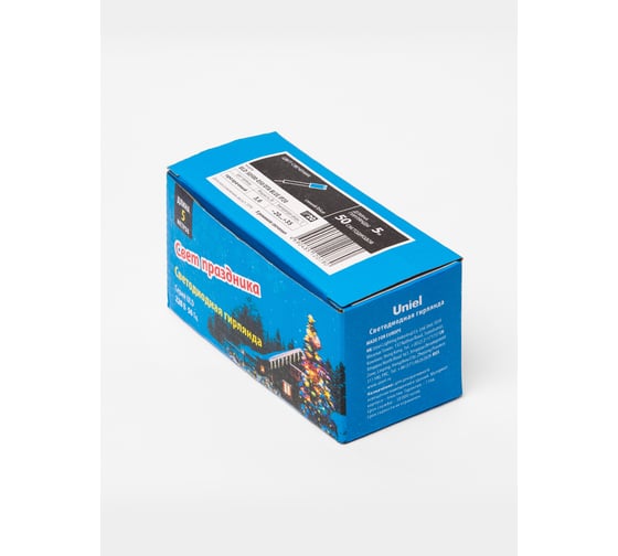 Светодиодная гирлянда Uniel ULD-S0500-050/DTA BLUE IP20 с контроллером, 5м UL-00005253