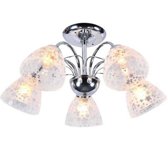Потолочный светильник ESCADA E27*60W Chrome 1117/5P