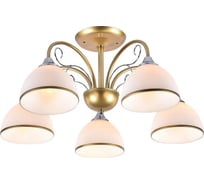 Потолочный светильник ESCADA E27*60W Chrome/Gold 1119/5P