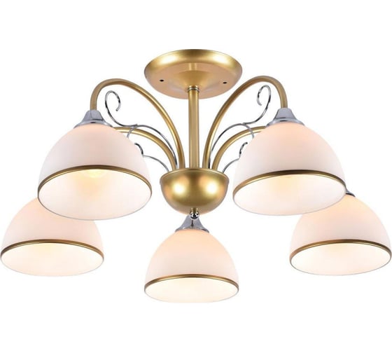 Потолочный светильник ESCADA E27*60W Chrome/Gold 1119/5P