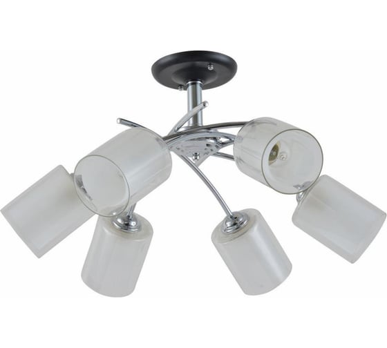 Потолочный светильник ESCADA E27*60W Chrome/Black 1170/6P