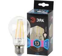 Филаментная лампа ЭРА FLED A6013W840E27 груша, 13Вт, нейтральная, Е27 Б0035028
