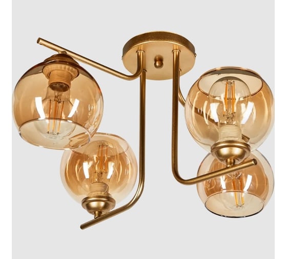 Потолочный светильник ESCADA E27*60W Сhampangne gold 1134/4