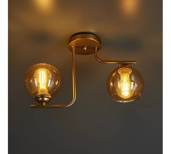 Потолочный светильник ESCADA E27*60W Сhampangne gold 1134/2