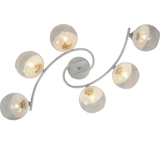 Потолочный светильник ESCADA E27*60W White/Chrome 539/6