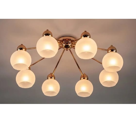 Потолочный светильник ESCADA Е14*60W Gold 1114/8P