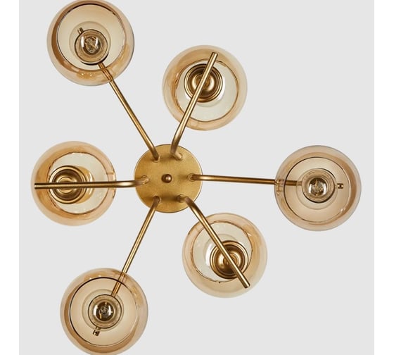 Потолочный светильник ESCADA E27*60W Сhampangne gold 1134/6