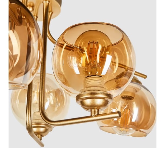 Потолочный светильник ESCADA E27*60W Сhampangne gold 1134/6