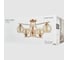 Потолочный светильник ESCADA E27*60W Сhampangne gold 1134/6 7