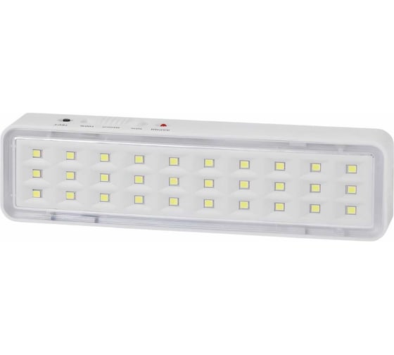 Аварийный светодиодный светильник ЭРА DBA101020 непостоянный, 30LED, 5ч Б0044394 1