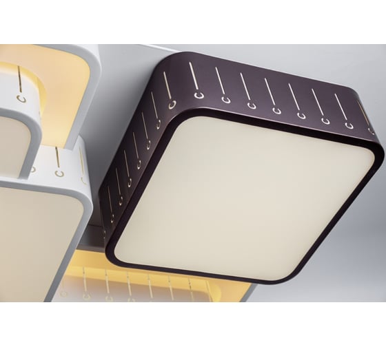 Потолочный светильник ESCADA 10208/5 LED*128W White/Coffee 10208/5LED