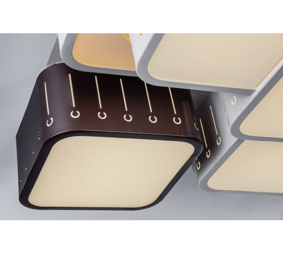 Потолочный светильник ESCADA 10208/5 LED*128W White/Coffee 10208/5LED