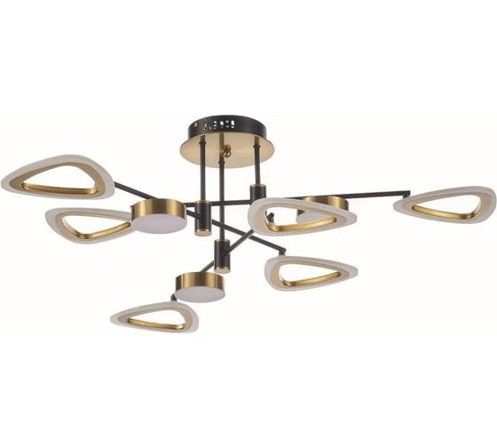Потолочный светильник ESCADA 10243/9 LED*66W Matt black/Copper 10243/9LED