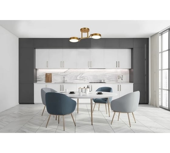 Потолочный светильник ESCADA 10273/2 LED*24W Champagne gold 10273/2LED