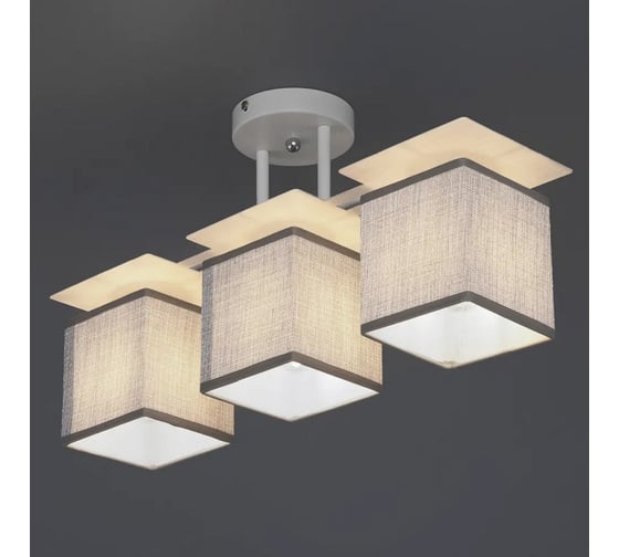 Потолочный светильник ESCADA 1129/3PL E27*60W White/Grey 1129/3PL Grey