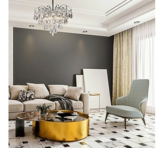 Потолочный светильник ESCADA 682/6PL Е27*60W Chrome 682/6PL Chrome