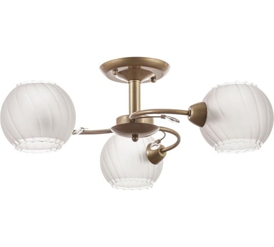 Потолочный светильник ESCADA E14*40W Antique brass 1111/3 1