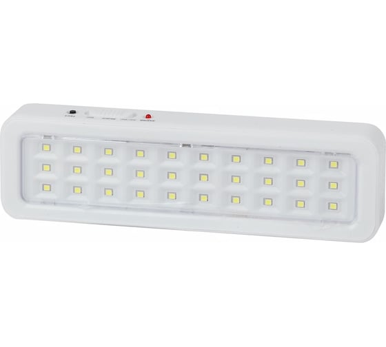 Аварийный светодиодный постоянный светильник ЭРА, DBA105020, 30LED, 5ч, IP Б0044398 1