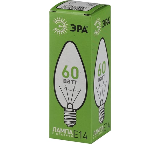 Лампа накаливания ЭРА ДС60-230-E14CL C0039812