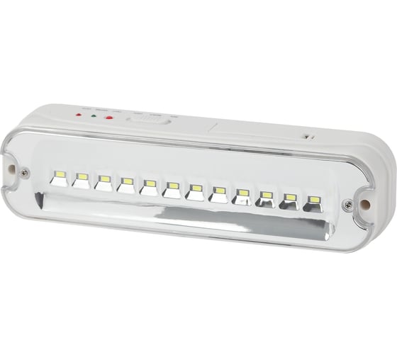 Аварийный светодиодный светильник ЭРА DPA101120 непостоянный, 12LED, 6ч, Б0044401 1