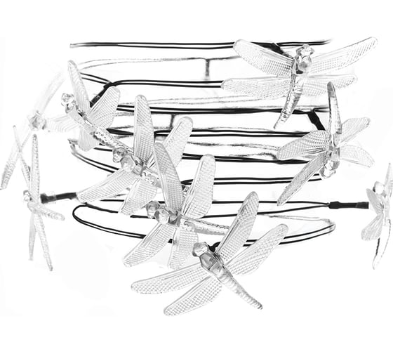 Садовая гирлянда на солнечной батарее Uniel, USL-S-123/PT4000, Dragonflies, 5302 1