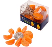 Светодиодная гирлянда Uniel ULD-S0400-010/STB/2AA WARM, WHITE, IP20, ORANGE, на батарейках UL-00003393