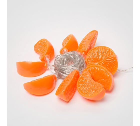Светодиодная гирлянда Uniel ULD-S0400-010/STB/2AA WARM, WHITE, IP20, ORANGE, на батарейках UL-00003393