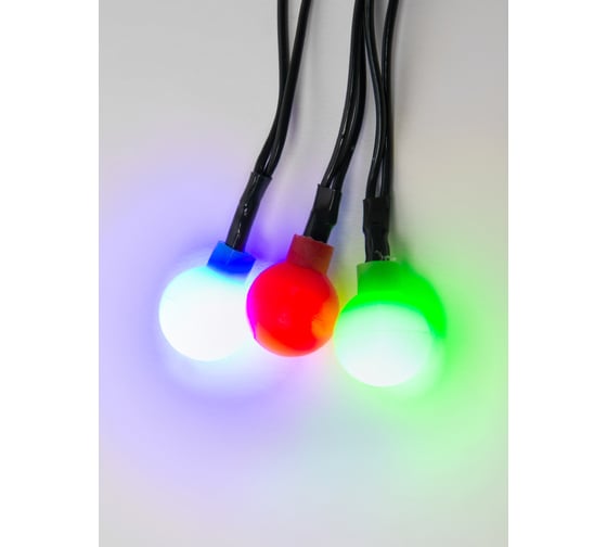 Светодиодная гирлянда Uniel ULD-S0280-020/DGA, MULTI, IP20, COLORBALLS, с контроллером 11093