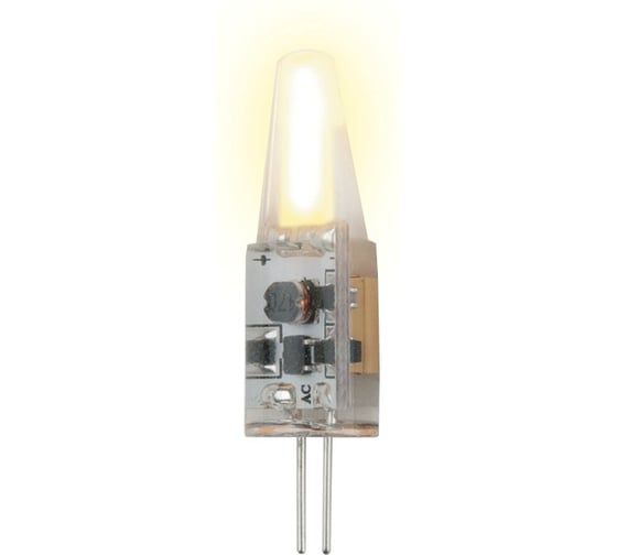 Светодиодная лампа Uniel LED-JC-220/2W/WW/G4/CL, SIZ05TR, с силиконовым покрытием UL-00000185