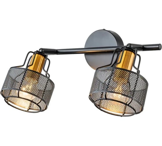 Настенно-потолочный светильник ESCADA E14*40W Black/Gold 1100/2A